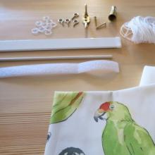 Mojstrski razred: kako narediti rimske zavese z lastnimi rokami